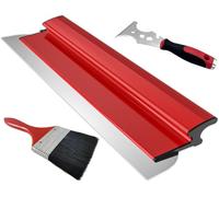 16Inch/40cm Smoothing Spatula for Drywall Skimming and Plastering - High Grade Plastering Tools Kit to Achieve Smooth Walls, Complete with Accessories