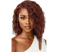 16inch Wavy Soft Short Bob Wigs for Women,Side Parting Synthetic Shoulder Length Women's Wig for Costumes Cosplay Daily