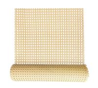 16inch x 16.5ft Cane Webbing,Rattan Webbing Roll for Caning Projects, PE Plastic Rattan Materials Craft,Woven Open Mesh Cane for Furniture, Chair, Cabinet, Ceiling, Bed