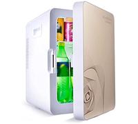16L 12V DC 220V AC Car refrigerator refrigeration Heating Onboard Small Cold box Household Student dormitory Fresh cabinet refrigerator outdoor External dimensions: 45 * 33 * 28cm ?Internal size:
