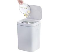 16L Automatic Trash Can, Touchless Trash Can, Smart Motion Sensor Waste, Rubbish Kitchen Trashcan, Office Bin with Lid Rubbish for Bedroom Living Room Balcony