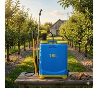 16L Knapsack Backpack Pressure Sprayer Manual Garden Weed Killer Sprayer For Plants And Cleaning