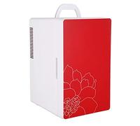 16L Mini Fridge Portable Small Refrigerator Thermoelectric System Food Heater & Beverage Cooler Beer Drinks Low Operating Noise For Car/Camping/Travel AC/DC Powered ( Color : Red , Size : Dual core )