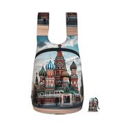 16L Ultra Hiking Backpack Foldable Packable Daypack for Men & Women | St Basil Cathedral Red In Moscow Hiking Daypack Lightweight Packable Waterproof Reusable Collapsible Bag
