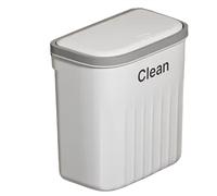 16L Wall Mounted Trash Can for Bathroom Toilet Garbage Bucket with Lid Kitchen Recycling Bin Wastebasket