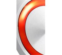 16mm 19mm 22mm Momentary Tri-Color Ring LED Reset Metal Electric Pushbutton Switch 1Pcs(Red led color,22mm,LED Voltage 6V)