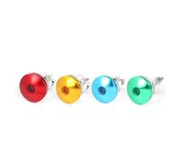 16mm 19mm 22mm Mushroom Type Metal Push Button Switch Waterproof LED Lamp Self-reset/Momentary Fixed Self-locking 3v 6v 12v 24v IDGTTLDF(Red,SELF-RESET MOMENTARY_220V_19MM)