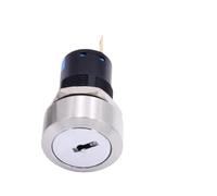 16mm 19mm 22mm Waterproof Metal Rotary Key Selector Switch 2 3 Position Stainless Steel Push Button Lock Switch Latching(19mm,2position(3 pins))
