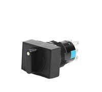 16mm 2/3 positions Latching self locking 3/6 pins push Rotary button switches round selector switch(Rectangular 6pins 2P)