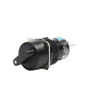 16mm 2/3 positions Latching self locking 3/6 pins push Rotary button switches round selector switch(Round 6pins 2P)