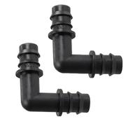 16mm 20mm 25mm Barbed Elbow 90 Degree Connector for Micro Irrigation PE Pipe Tubing Hose Drip Connect Fitting Garden Watering(25mm)