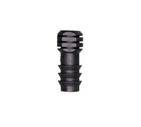 16mm 20mm 25mm PE Pipe Barb Connectors Tee Elbow Straight End Garden Water Drip Irrigation Hose Reducer Splitter Fitting(End Plug,16MM-2 Pieces)
