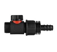 16mm Bspm In Line Soft Touch Valve Black