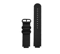 16mm Convex Mouth Strap Compatible With Casio G-Shock GM110 GM2100 GA900 GA-800 GA110 GBA-800 Men Modified Nylon Canvas Watchband Bracelet(Black black)