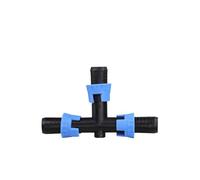 16MM Drip Tape Connecters Garden Tubing Coupling Adapter Drip Irrigation Hose Thread Lock Fittings Shut Off Elbow Tee End Plug(L,30pcs)
