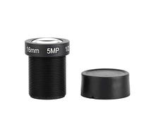 16mm Fixed Focal Board Lens, 5MP HD CCTV Security Camera Wide Angle Lens, Standard M12x0.5 Screw Connector Camera Replacement Parts