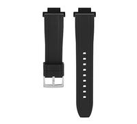 16mm Fluororubber Rubber Watch bands Strap Compatible with For Casio GAW-100 GA-110 GA-100 GA-900 GM-110 GA-400 DW-6900 GBA-800 GBD-800 GAX-100 GBX-100 DW-5600 GW-M5610 GW-B5600 (black black)