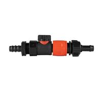 16mm Hose Joiner Kit With 3/4" Bspf Quick-Connect Valve, 1/2" Push-Fit Joiner And 13mm Barb Connector