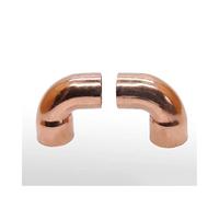 16mm ID x 16mm OD x 1.2mm Thickness Copper 90 Elbow Short Radius Scoket Weld End Feed Coupler Plumbing Fitting Water Gas Oil