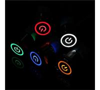 16mm LED Power Push Button Switch Self Locking Type On-off 5V 12V 220V 1Pcs(12V Green)