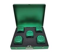 16MM Metal 6-Sided Game Dice Set Colors For Board Games And Teaching Math Classroom Accessories Stones Dice