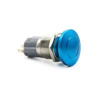 16mm Metal Pushbutton Switches Momentary Self-Reset Soldered Foot Toggle 1pcs(Blue)