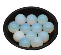 16mm Mini Crystal Balls Stones Pocket Spheres Chakra Globe Bead Mineral Gems Specimen Home Decor(Color-42,50 PCS)