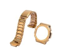 16mm Modified Stainless Steel Strap Or Case Fit For Casio G-SHOCK GA-2100/GA-2110(Gold Case-strap,GA-2100)