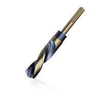 16mm Reduced Shank Drill Bit, 1/2" Round Shank Cobalt Blacksmith Drill Bit High Speed Steel 135° Standard Point for Stainless Steel Iron Copper Wood Aluminum DIY Projects