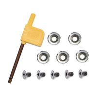 16mm Round Carbide Inserts Cutters Indexable Cutter Hollowers Finishers Woodturning Tools Negative