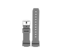 16mm Rubber Strap Fit For Casio G-shock GM GA 2100 GA5600 6900 Series Quick Release Sports Waterproof Band Watch Accessories(Grey silver buckle)