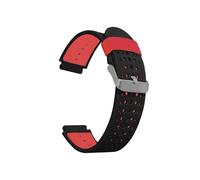 16mm Silicone Watch Band Strap Fit For Casio G Shock AW-590 591 AWG-M100A M100B AWG-M100 G-7700 AWG-100 AWG-101(Black red)
