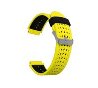 16mm Silicone Watch Band Strap Fit For Casio G Shock AW-590 591 AWG-M100A M100B AWG-M100 G-7700 AWG-100 AWG-101(Yellow black)