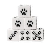 16mm Six Sided Dices Resins Game Set Classroom Teaching Cartoon Educational Counting Toy Math Learning Table Board Game Dices