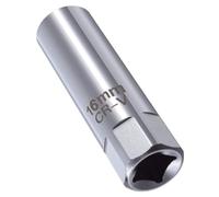 16mm Spark Plug Socket 12 Point Thin Wall Magnetic 3/8" Drive Wrench | Chrome vanadium steel, corrosion-resistant, thin-wall engine heads, magnetic retainer, spark plug removal tool for easy pull