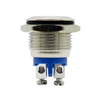 16mm Start Horn Button Momentary Stainless Steel Metal Push Button Switch Worldwide IDGTTLDF