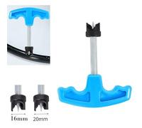 16mm T-Handle Hole Opener Tool for PE Pipe Bypass - Manual Irrigation Punch for Forestry, Agriculture & Garden Use - Plastic & Iron Construct(16MM)