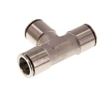 16mm Tee Push-in Fitting Brass NBR
