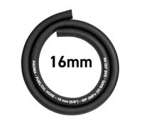 16mm x 10meter Fuel Hose - Reinforced Rubber Hose for Fuel, Diesel, Petrol, Water - Oil-Resistant Flexible Pipe for Engine Fuels, Industrial Use