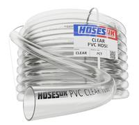 16mm x 19mm Clear Flexible PVC Tubing Food Grade Water Air Pipe Hose 0.5 Metre (1.64 Ft)