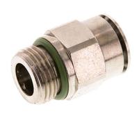 16mm x G1/2'' Push-in Fitting with Male Threads Brass FKM