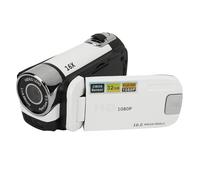 16MP 1080P Compact Digital Camera with 16X Digital Zoom 2.4" Rotatable Screen Loop Recording Anti-Shake Vlogging Camera for Teens Adults Beginners Kids White