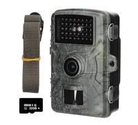 16MP 1080P Portable Day Night Photo Video Taking Trail Camera Multi Function Outdoor Hunting Animal Observation House Monitoring(With 32G memory card)