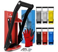 16oz 12oz metal Can Crusher Wall Mounted，Aluminum Can Crushers Heavy Duty，Can Crushers for Recyclings With Bottle Opener and Non-Slip Mat for Recycling，Home Improvement Must Haves by Red X5MPLXPMX