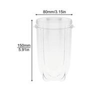 16OZ 250W Portable Transparent Juicer Mixer Cup Fit for Magic Bullet MB1001