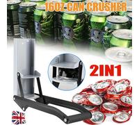 16OZ 500ML LARGE BEER TIN CAN CRUSHER WALL MOUNTED RECYCLING TOOL