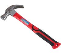 Hilka Fibreglass Shaft Claw Hammer Red