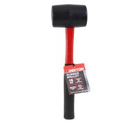 16oz Dekton Fibreglass Rubber Mallet - rubber mallet fibreglass hammer 16oz camping tent shaft grip new dekton diy