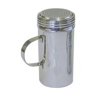16oz Dredger Shaker Stainless Steel for Sugar Flour Cappuccino Chocolate