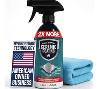 16oz Home Ceramic Coating Spray Kit - Shine, Seal & Protect Kitchen & Bath Surfaces - Prevents Fingerprints on Appliances, Countertops & Any Hard Surface In Your Life - Proof It Works to Seal